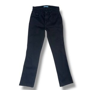 7 For All Mankind True Black Kimmie Straight Leg Jeans Womens Size 28